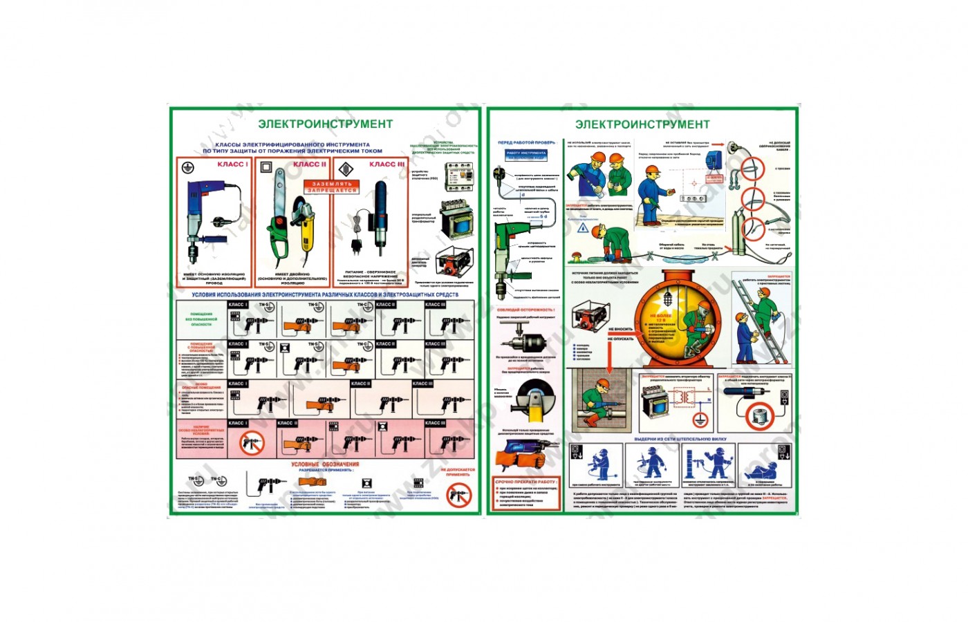 Комплект плакатов "Электроинструмент"