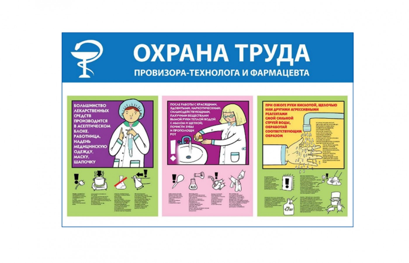 Стенд "Охрана труда провизора, технолога и фармацевта"